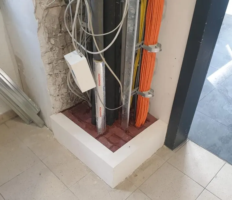 Brandschutzarbeiten von heby, Baustellenfoto 47
